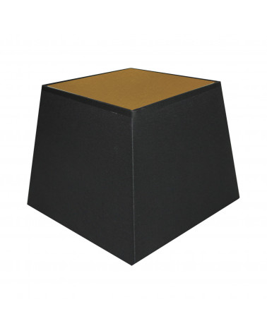 Black & GOLD pyramidenförmiger quadratischer Lampenschirm