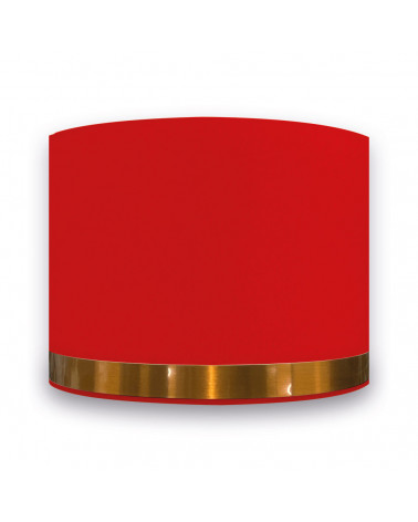 Red Round Lampshade Coppery Bangle