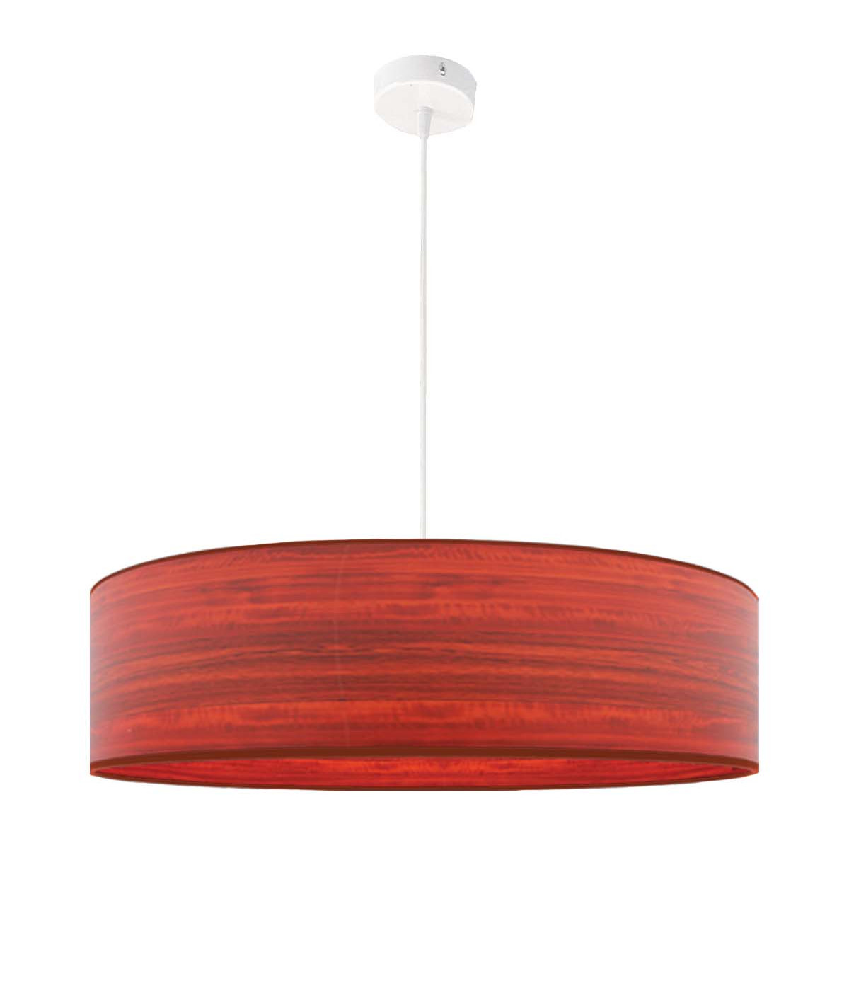 Lámpara de suspensión impresa efecto madera Etimoé