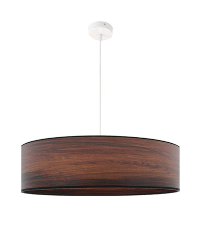 Lámpara de suspensión impresa efecto madera de Cocobolo