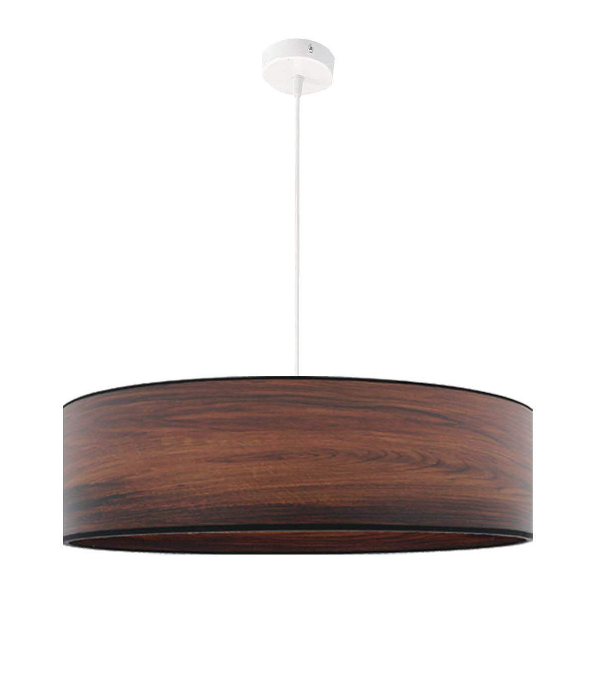 Lámpara de suspensión impresa efecto madera de Cocobolo