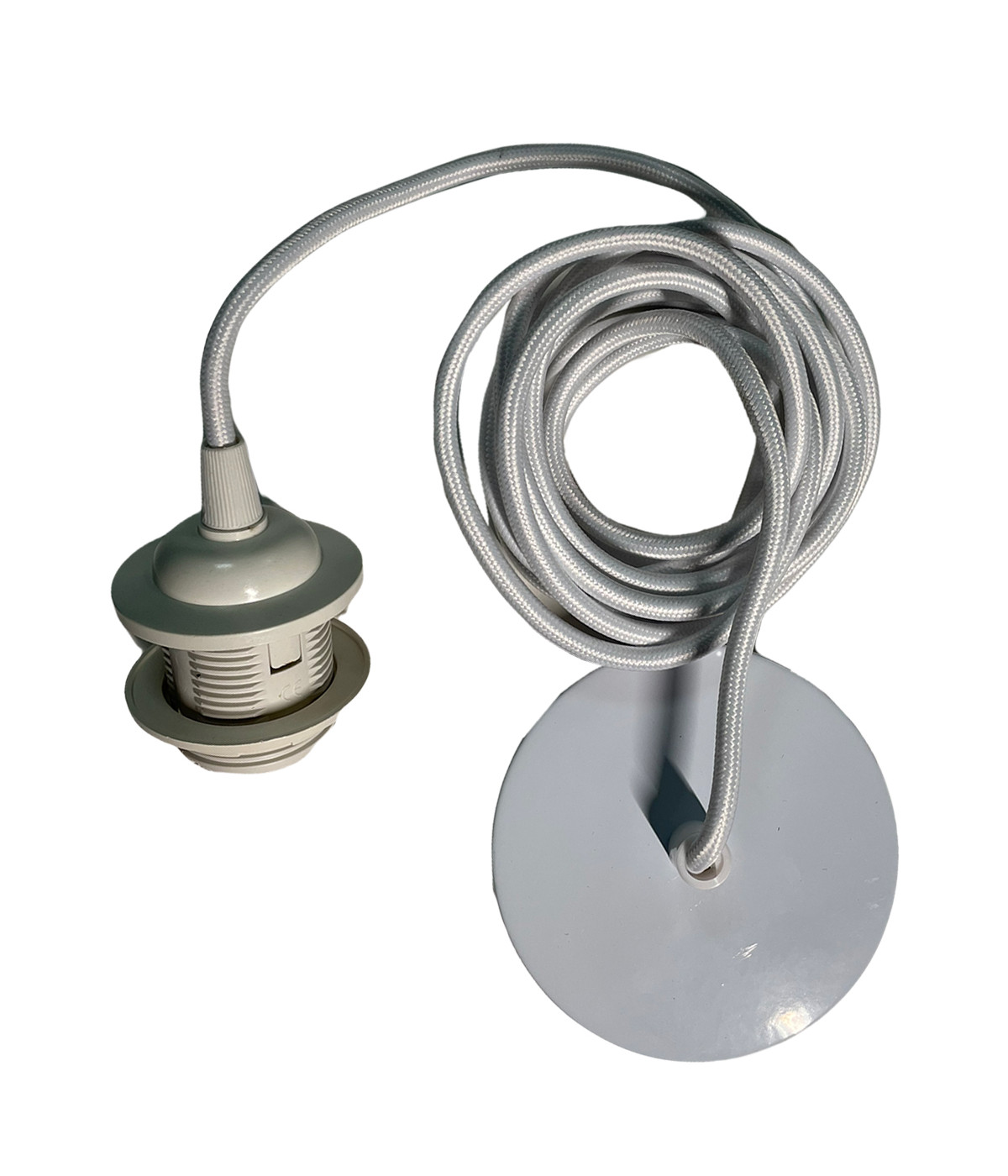 Câble de suspension blanc pour luminaire