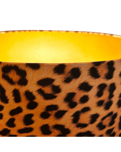 Pantalla lámpara leopardo