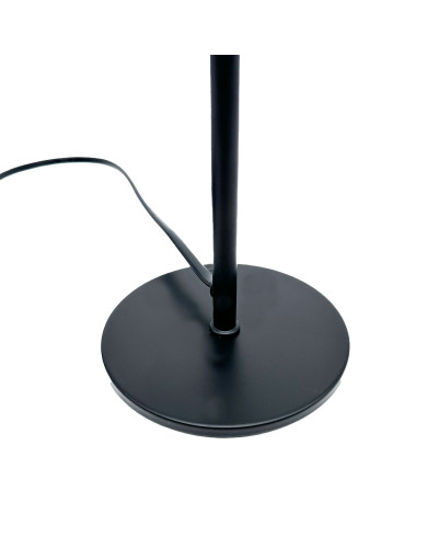 Pied de Lampe Noir H:22cm