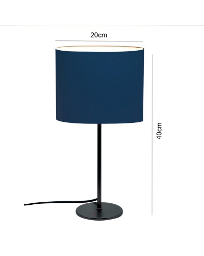 Lampe de Table Bleu Nuit