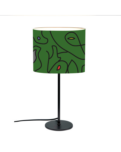 Lampe de Table Abstrait Verte
