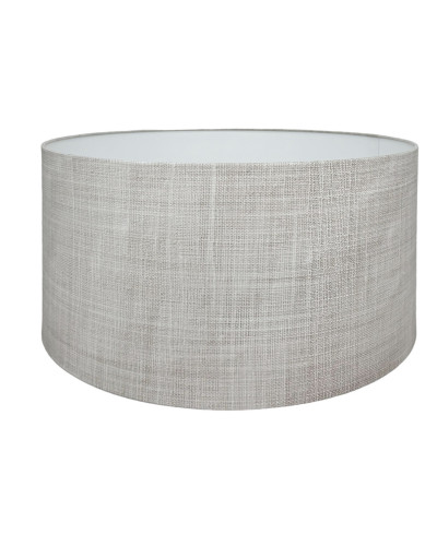 Linen-effect bedside lampshade Off-white