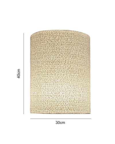 White Bouclette floor lamp
