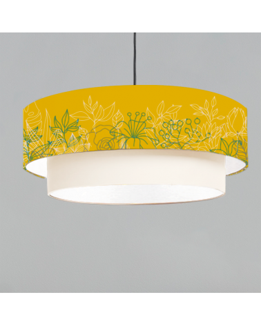 Mustard Yellow Bouquet Double Hanging Lamp