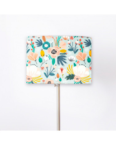 Small Blue Floral Lampshade