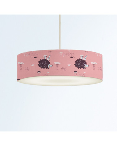 Soft Pink Hedgehog Children's Pendant