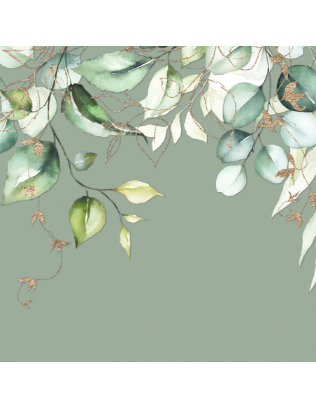 Abat-jour Lampadaire Branche Vert Olive