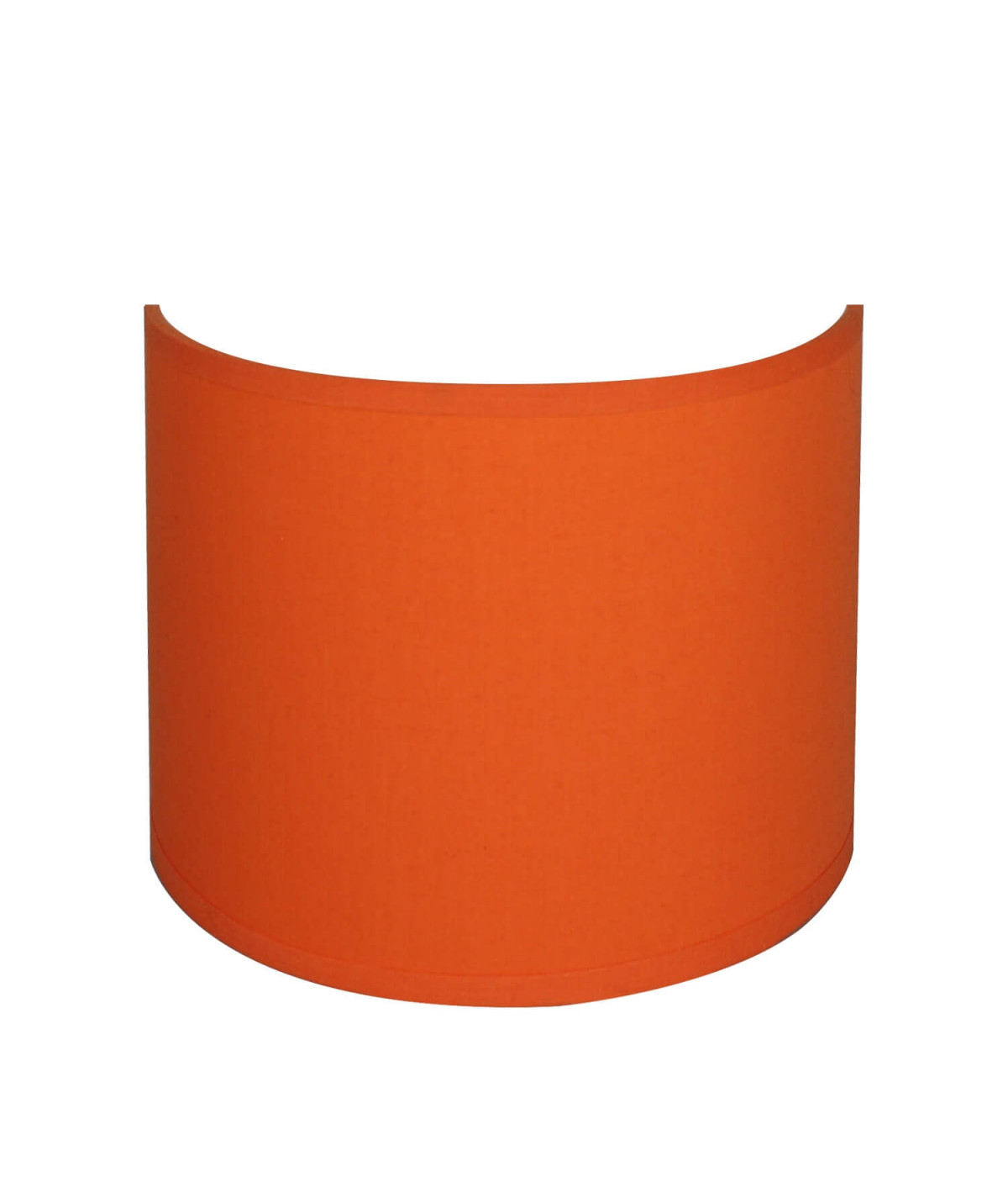 orange round wall light