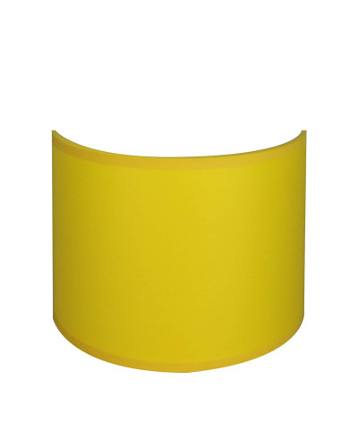 yellow round wall light