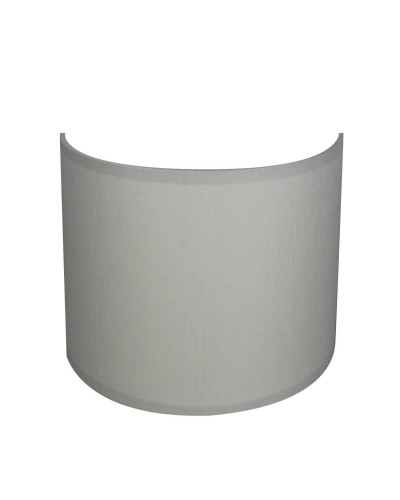 light gray round wall light