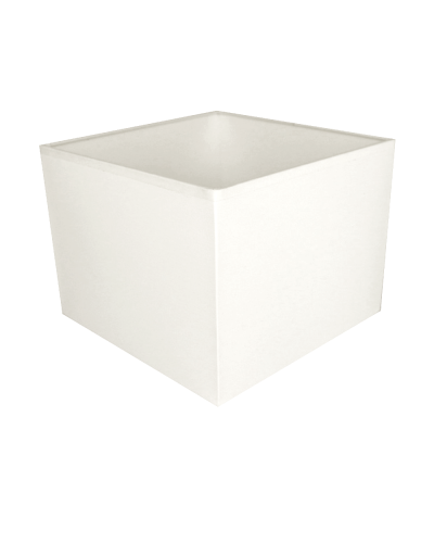 Abajur quadrado Off-white