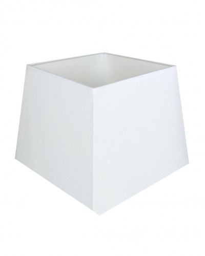 Pyramidenförmiger quadratischer Lampenschirm Weiß