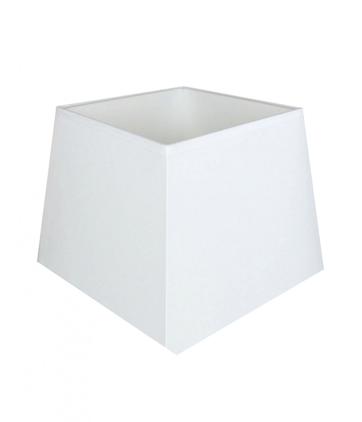 Pyramidenförmiger quadratischer Lampenschirm Weiß