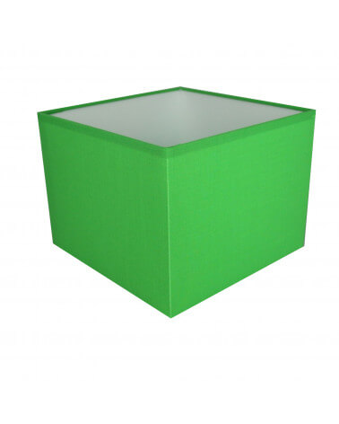Electric green square lampshade