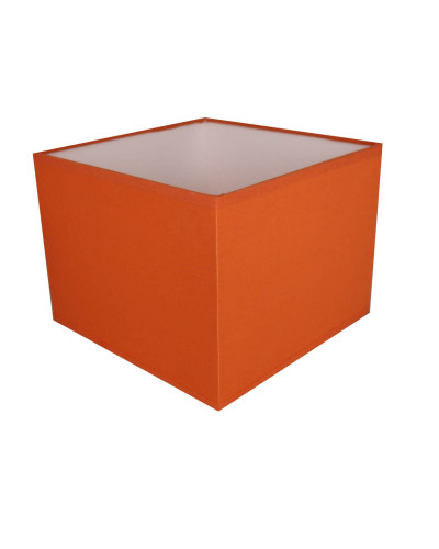 Paralume quadrato arancione