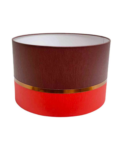 Two-tone bedside lampshade...