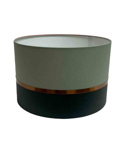 Two-tone bedside lamp shade...