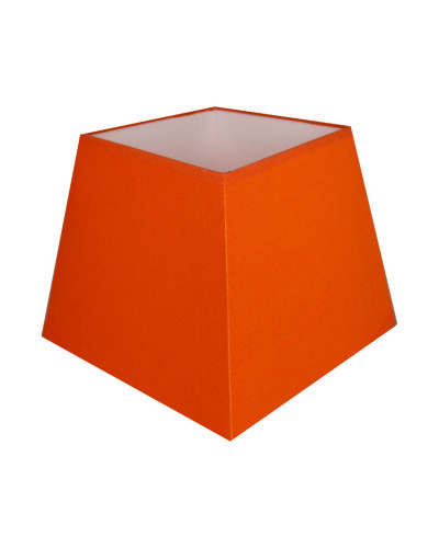 Orange pyramidal square lampshade