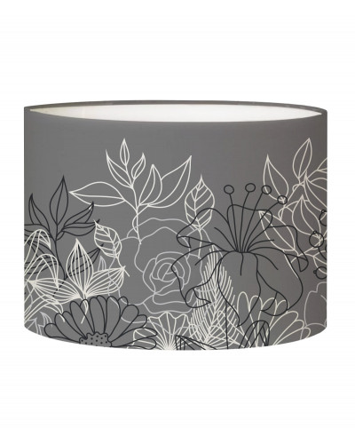 Bouquet Cool Gray Lampshade