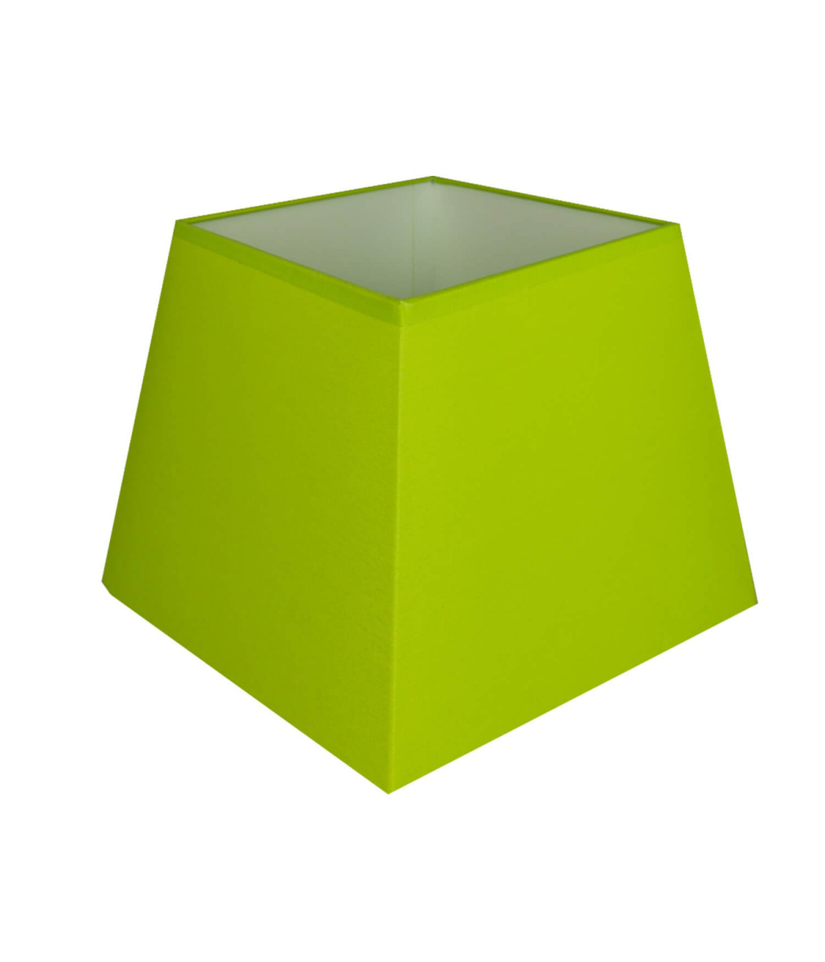 Apple green square pyramidal lampshade
