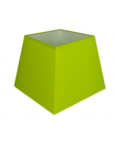 Apple green square pyramidal lampshade