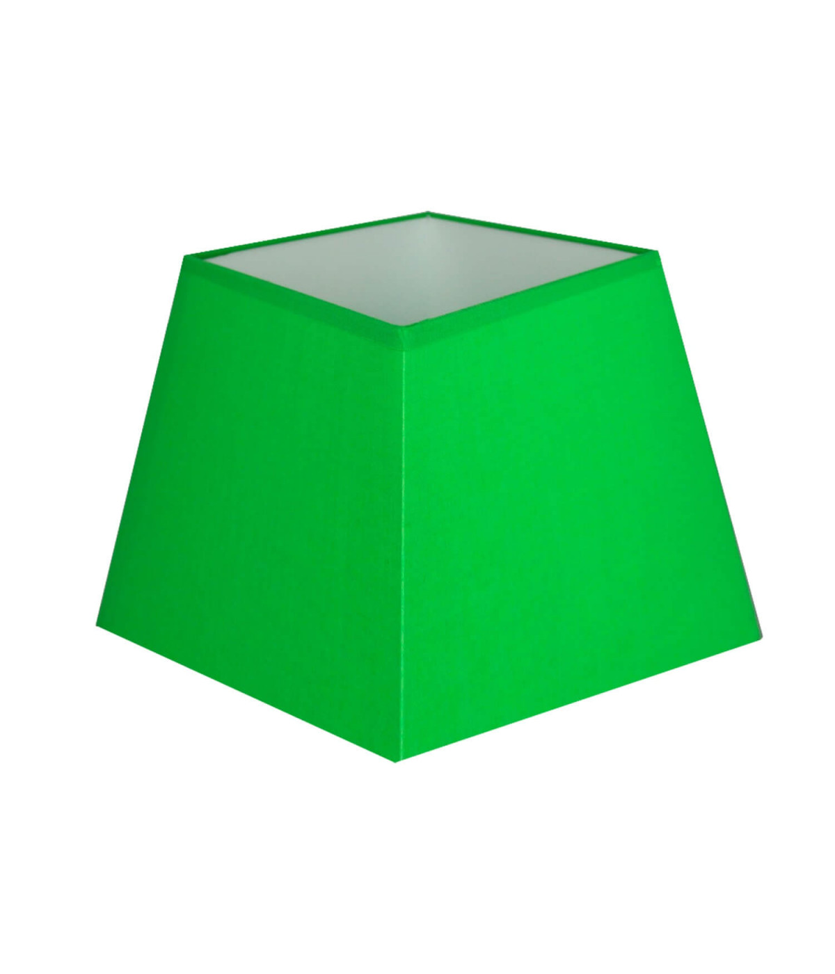 Sombra quadrada da pirâmide verde elétrica
