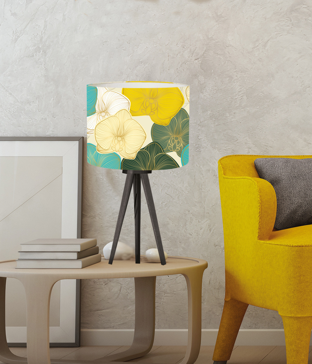Changpa Floral bedside lampshade