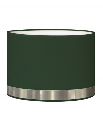 Stehleuchtenschirm Jonc grün und Aluminium